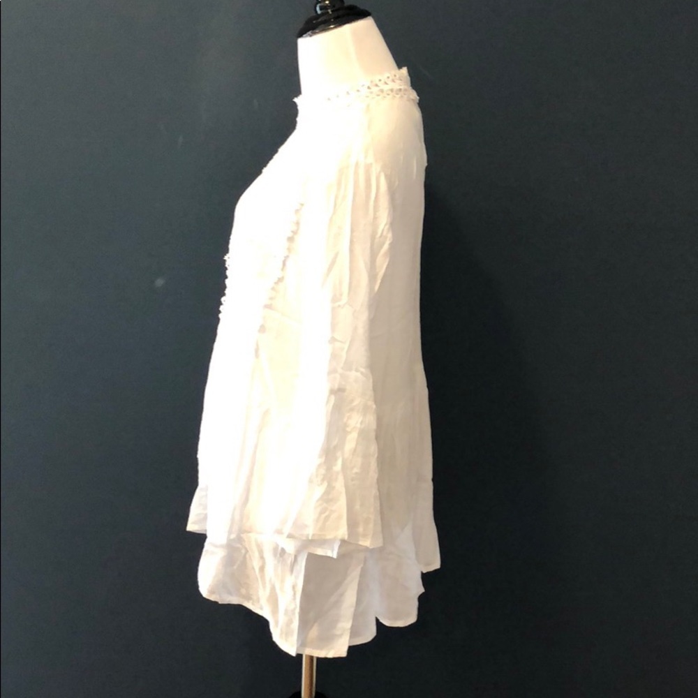 Lace Trim Babydoll Top [LAST TWO] - Picture 6 of 7